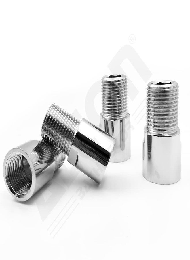 ALTON ALD320, Brass 2-INCH Extension Nipple, 4-Piece (Silver) - Image 1